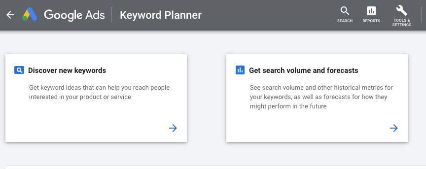 Συμβουλές SEO: Keyword Planner