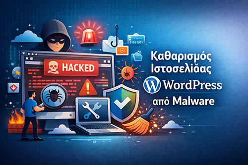 Καθαρισμός Ιστοσελίδας WordPress από Malware - Hack